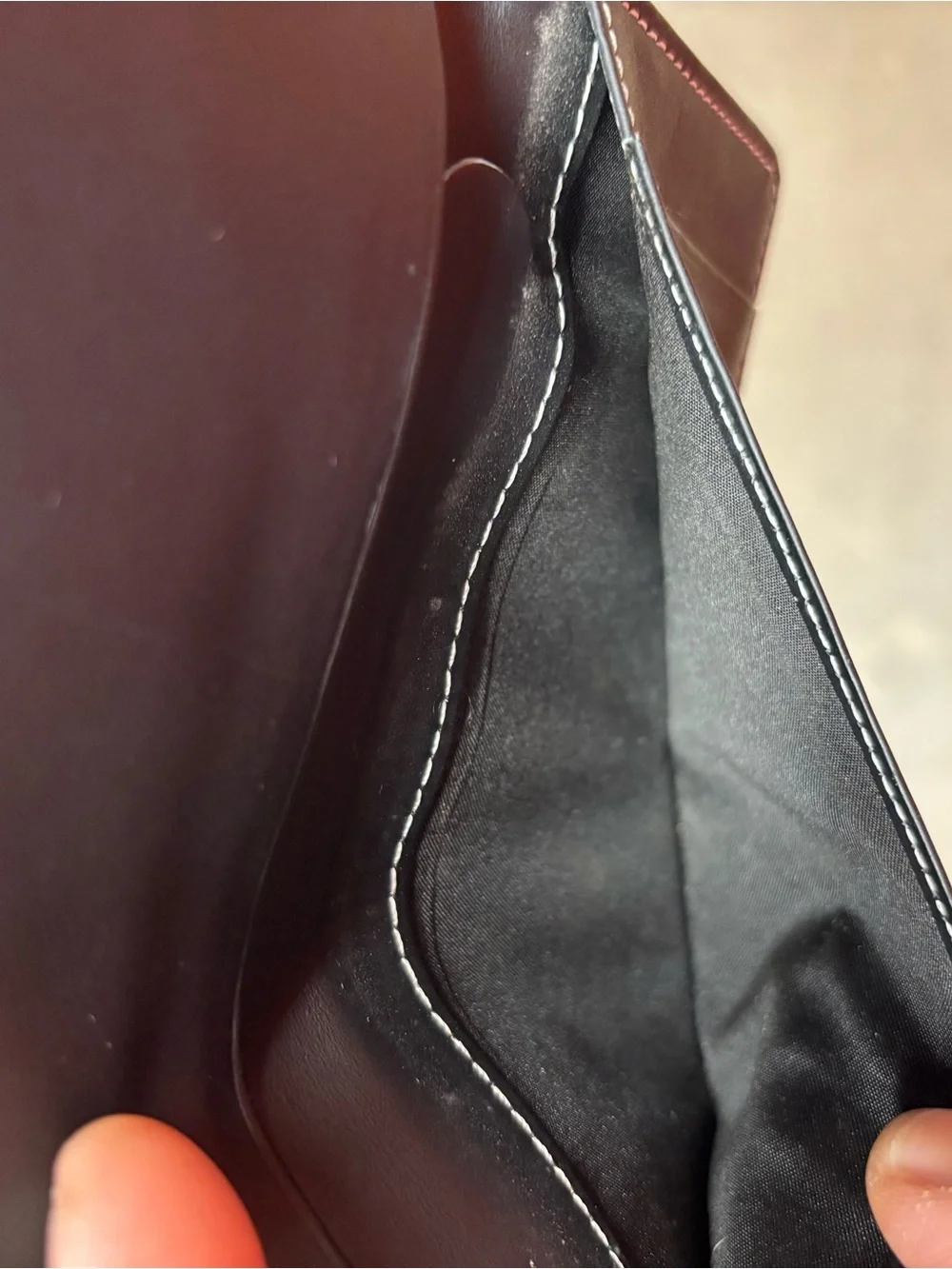 Coach checkbook wallet